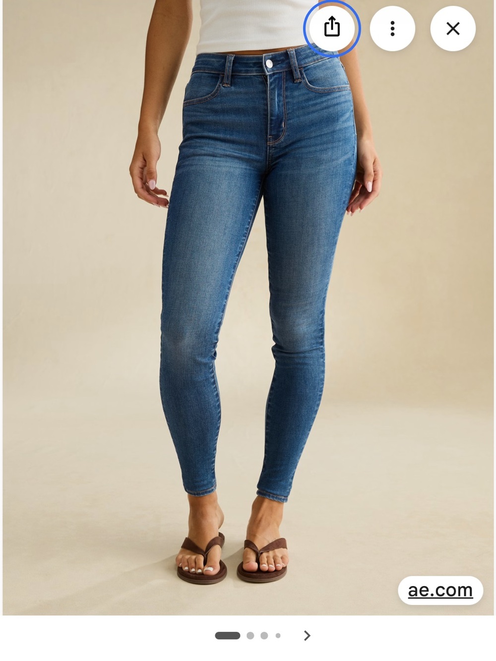 American Eagle Curvy Jeggings size 12